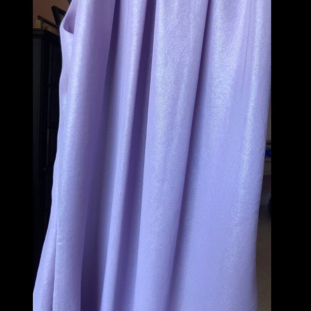 Purple Shimmer Cache Halter Top With Beading - image 5